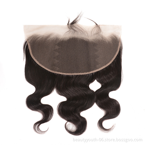 100% human weaving virgin peruvian human hair with frontal